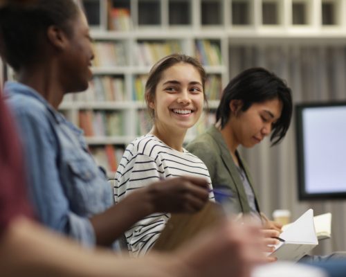 Business people at seminar